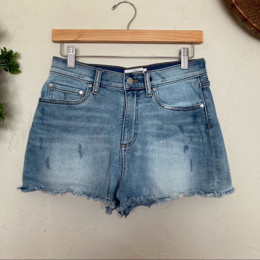 Victoria’s Secret PINK denim jean cut off shorts 6